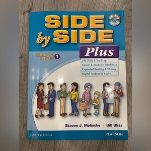 Pearson Side by Side Learning Activity Book & etext 1 Plus English Blue Yellow